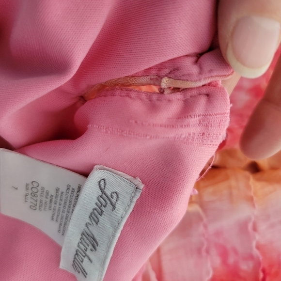 Jona Michelle Tiered Dress Size 7 - Picture 5 of 6